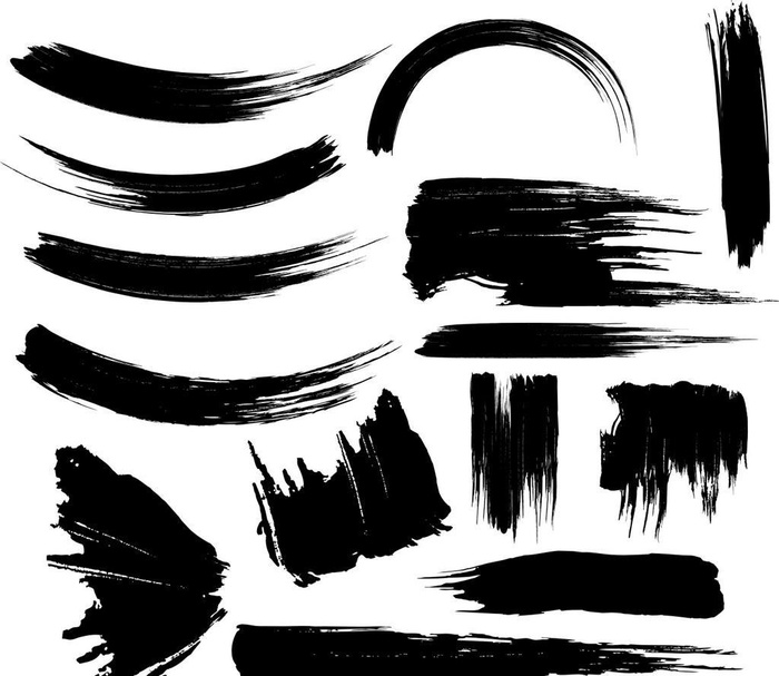 笔触图片cdr矢量模版下载