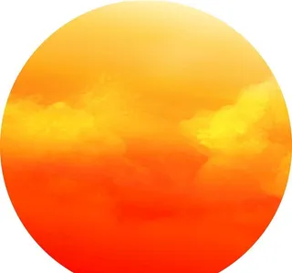 网红落日灯箱图片