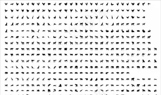 剪影—动物图片