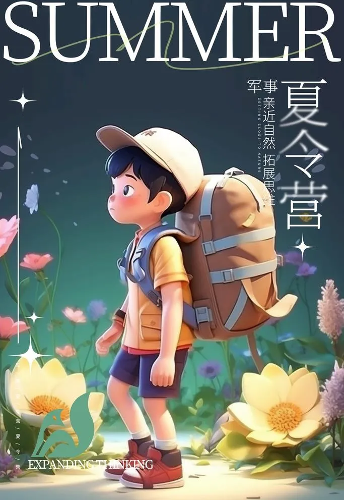 青少年夏令营图片(4726x7088)psd模版下载