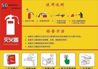 灭火器 消防栓使用说明图片