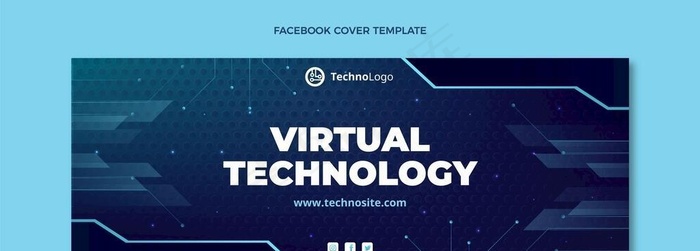 蓝色科技海报图片