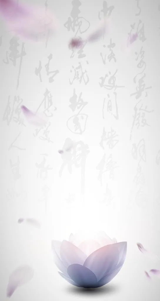 荷花插画海报图片