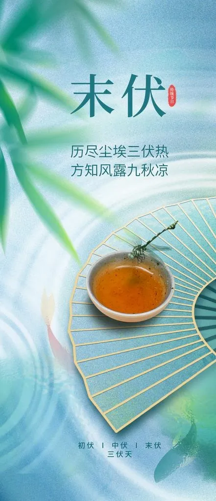 末伏海报图片(1242x2680)psd模版下载