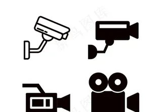 摄像头监控图标图片