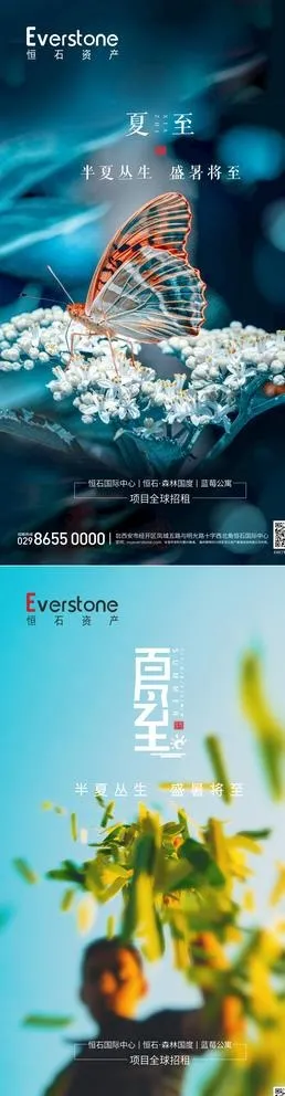 夏至海报图片(1080x2330)psd模版下载