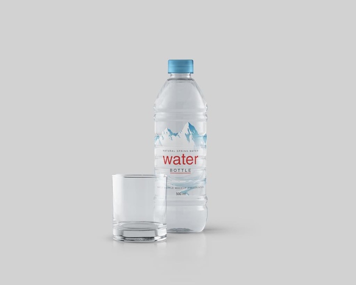 矿泉水瓶样机图片