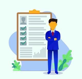 ai矢量简约招聘元素图片