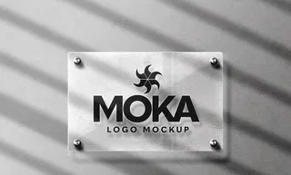 LOGO亚克力样机图片