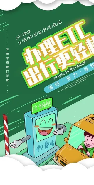 etc办理促销活动宣传海报图片