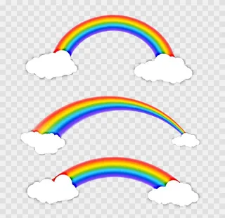 彩虹素材图片