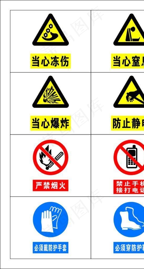 当心冻伤  当心窒息图片