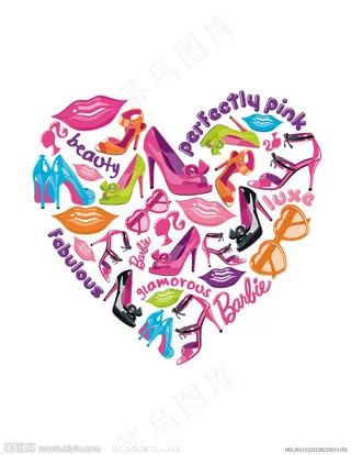 精美爱心拼图图片