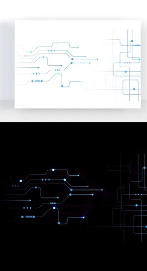 科技蓝色元素图片