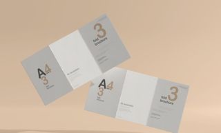 三折页样机图片