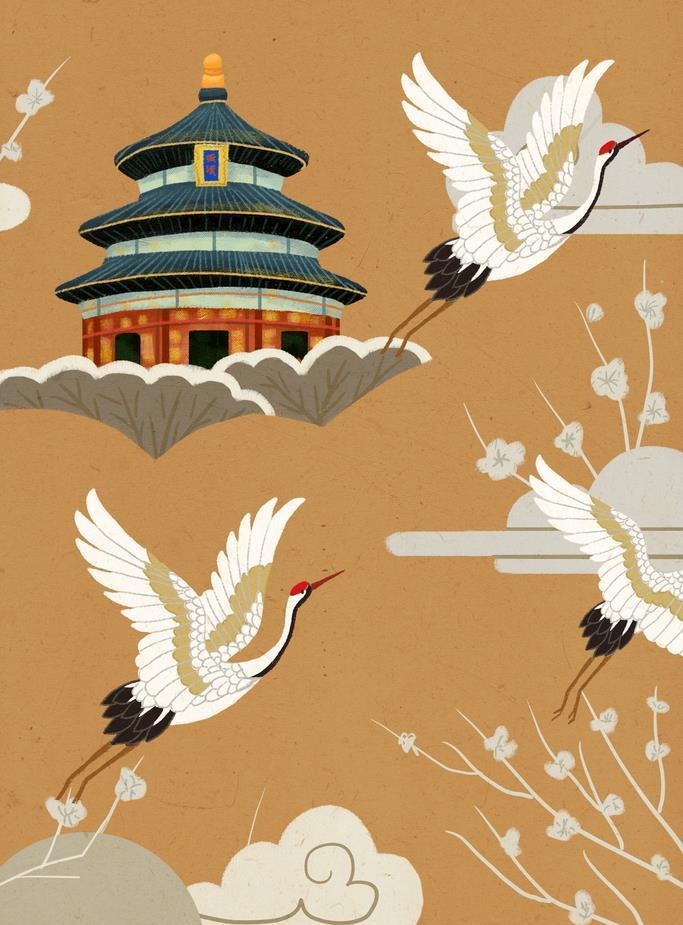 中国风背景图片(2362x3543)psd模版下载