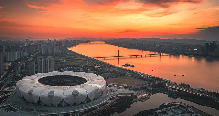 杭州体育馆体育中心图片