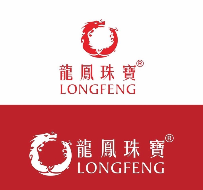 龙凤珠宝LOGO图片cdr矢量模版下载