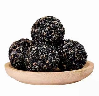 黑芝麻球图片