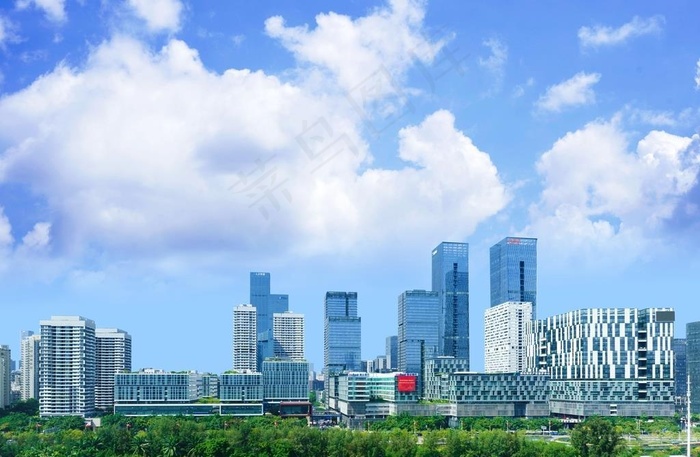 深圳湾科技生态园全景图图片