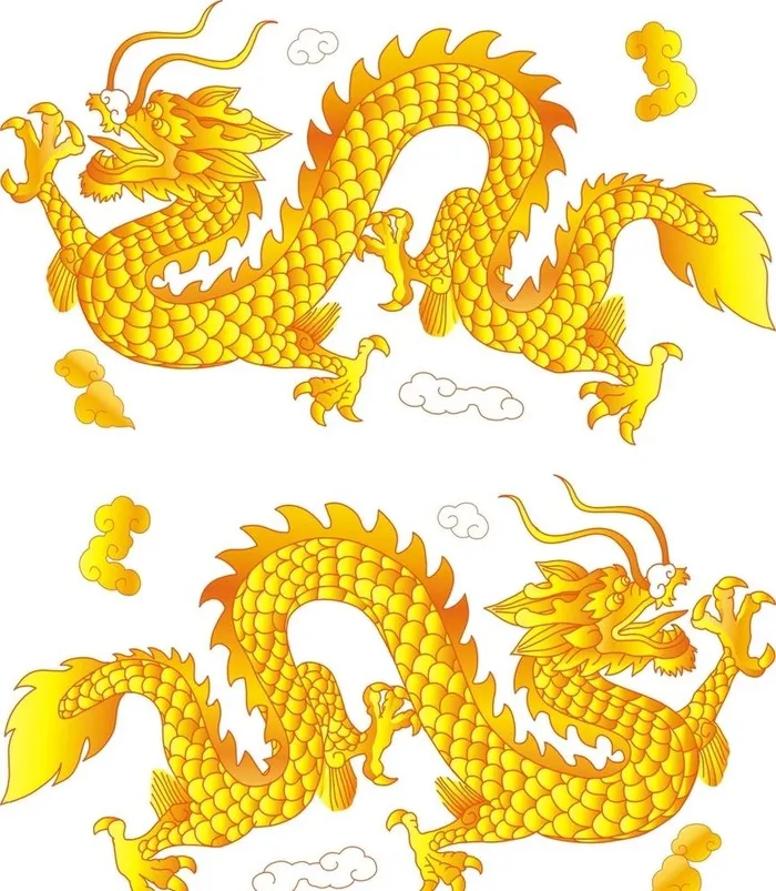 龙图片cdr矢量模版下载