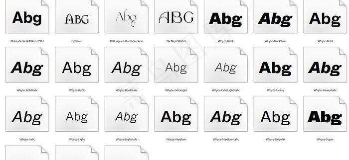 酸性字体合集图片