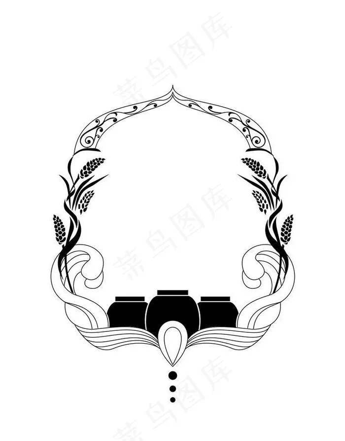 酒标图片ai矢量模版下载