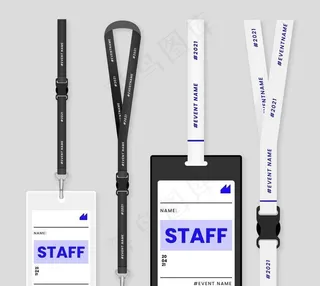 工作牌样机图片