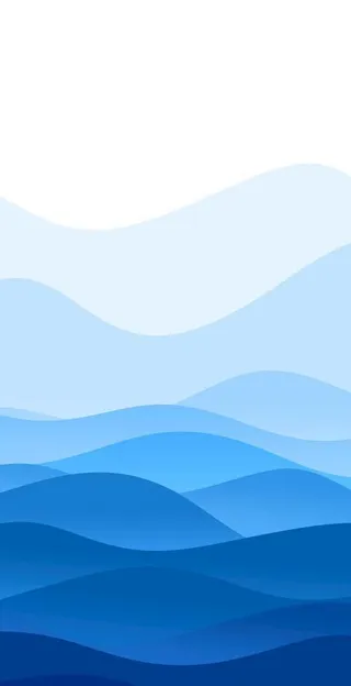 蓝色科技线条波浪线几何渐变背景图片