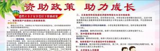 广西学校资助展板图片