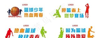 篮球文化墙图片