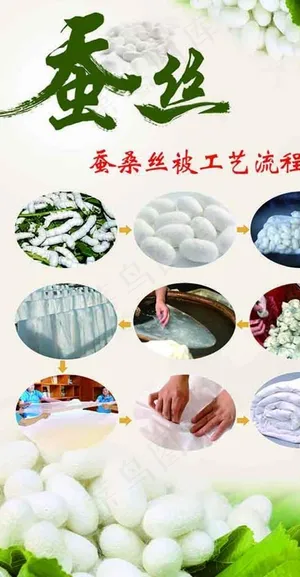 蚕丝被工艺图片