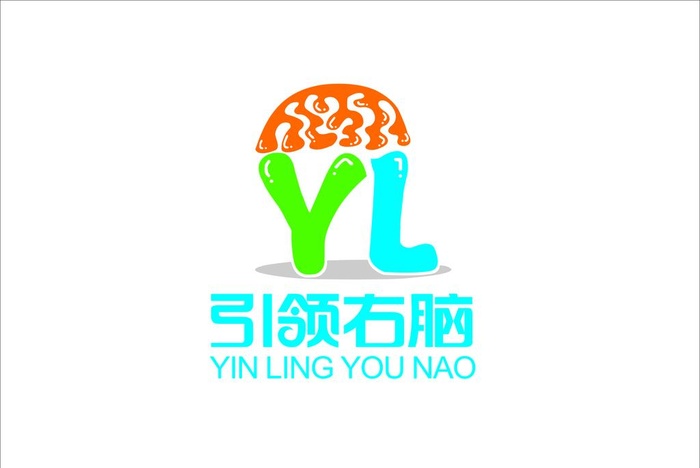 引领右脑LOGO图片cdr矢量模版下载