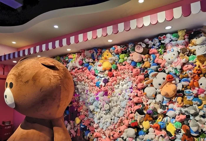 玩偶墙图片