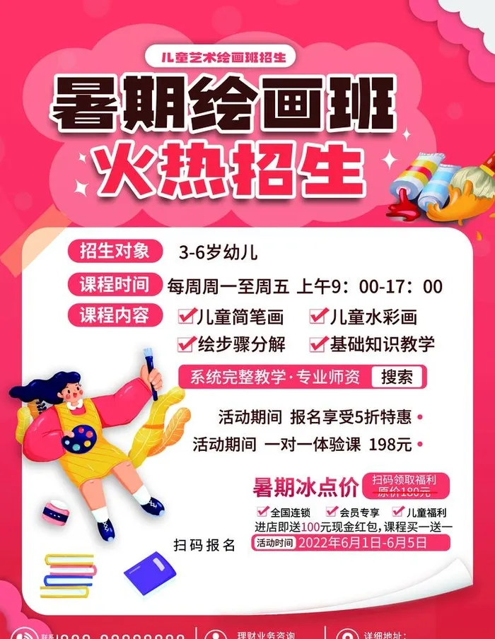 暑期绘画培训图片