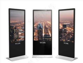 广告机立体效果免抠素材图片