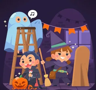 万圣节派对图片