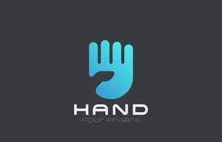 科技手掌logo图片