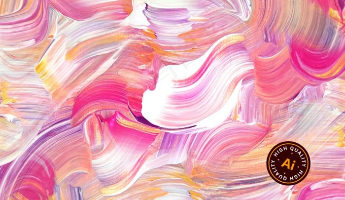 唯美油画笔触背景图片ai矢量模版下载