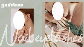 美甲美睫海报图片