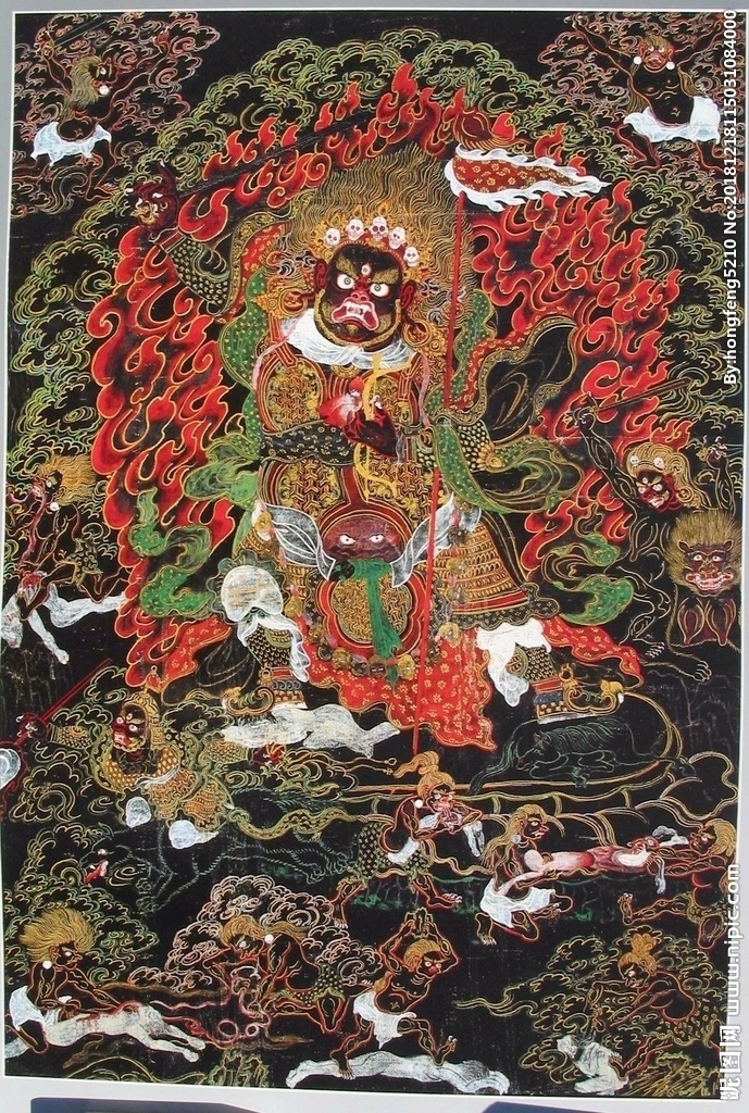 唐卡 （本尊我不认识）图片