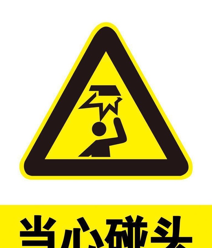 当心碰头图片