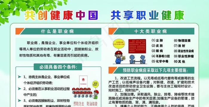 职业病宣传图片(2480x1713)psd模版下载