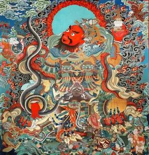 藏式唐卡,藏式图案,坛城,唐卡,神像,