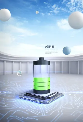 新能源电池电力  图片