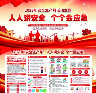 安全生产月图片