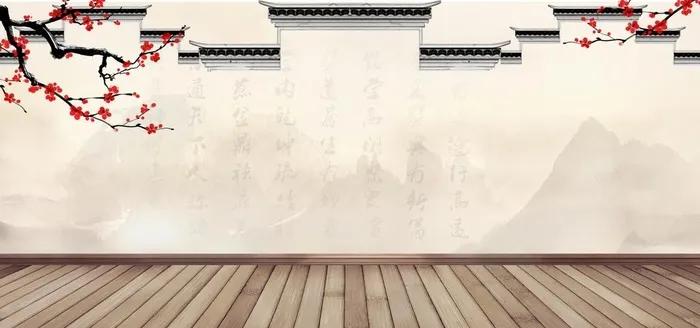 中国风古典背景菜单背景图图片