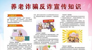 养老诈骗反诈宣传知识图片