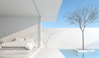 极简主义卧室阳台图片