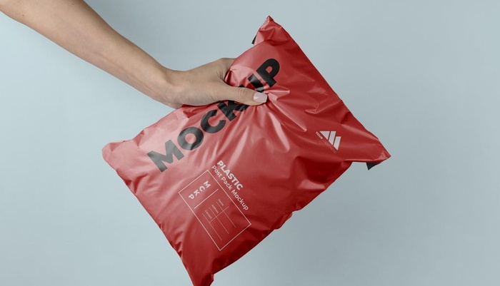 快递袋包裹样机图片